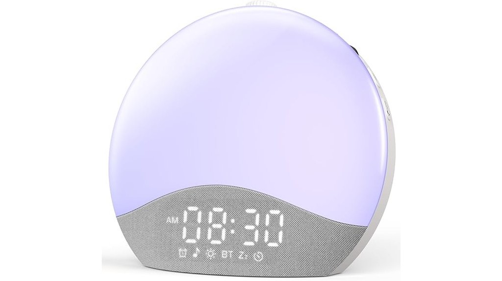 alarm clock with white noise