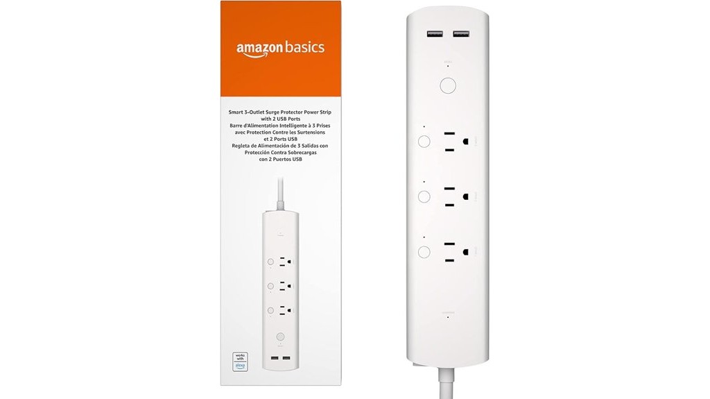 alexa enabled power strip with smart plugs