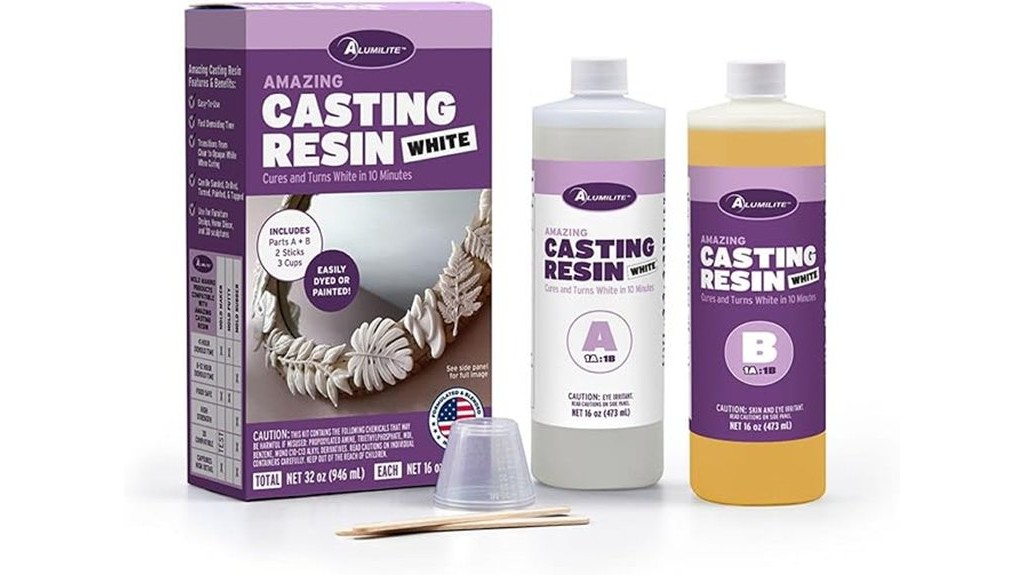 aluminum based white casting resin kit