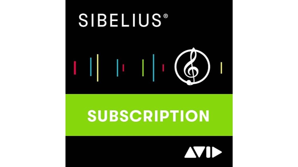 annual subscription music notation software