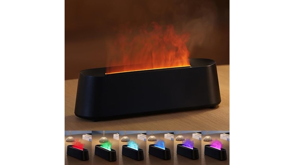 aromatherapy diffuser for fireplace flames