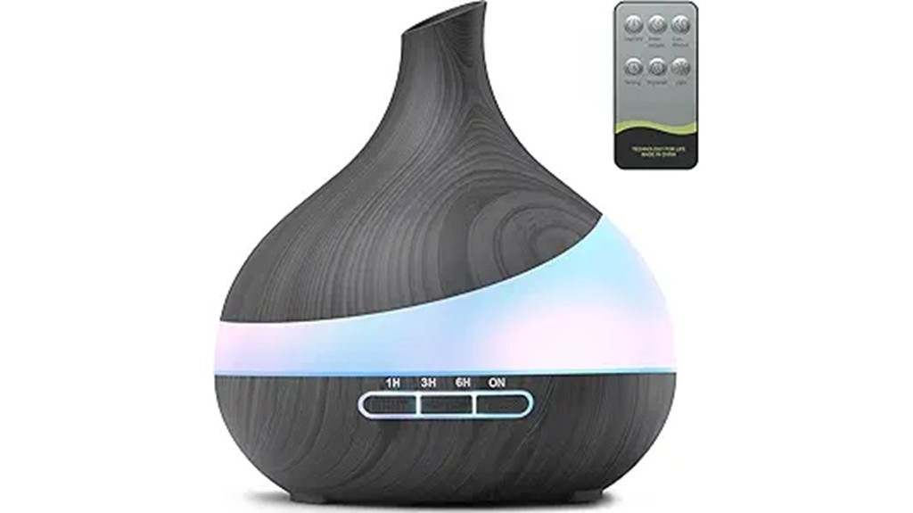 aromatic oil diffusing device