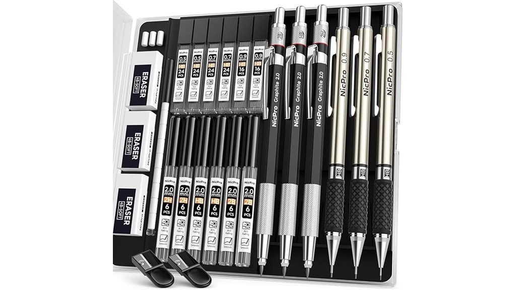 art mechanical pencil set