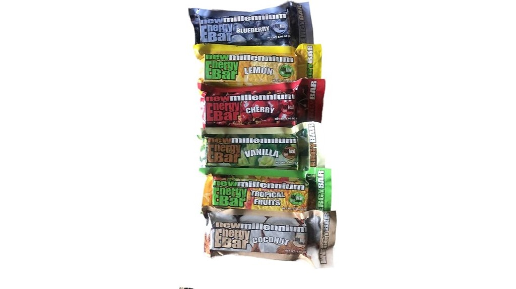 assorted energy bar emergency guide