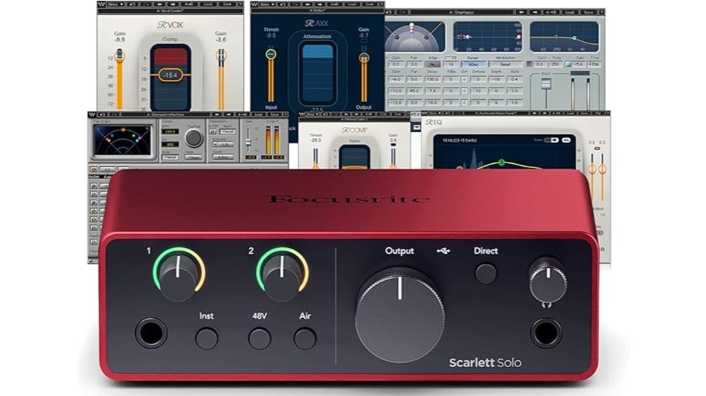 audio interface musicians bundle