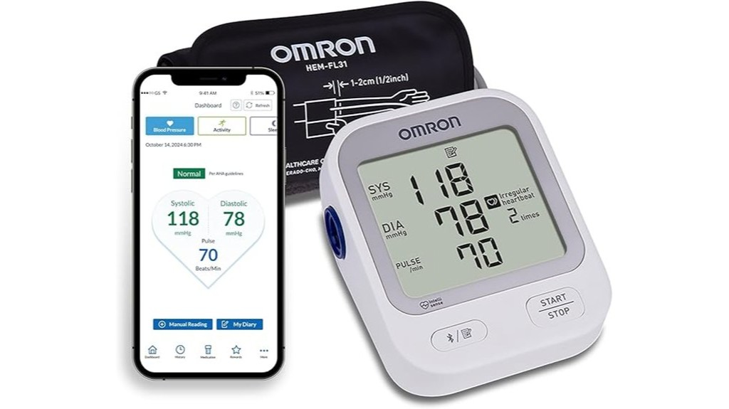 automated arm blood pressure monitor