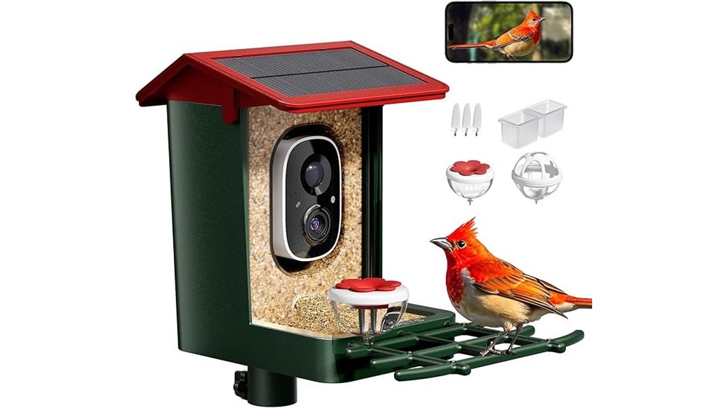 automated avian feeding with camera