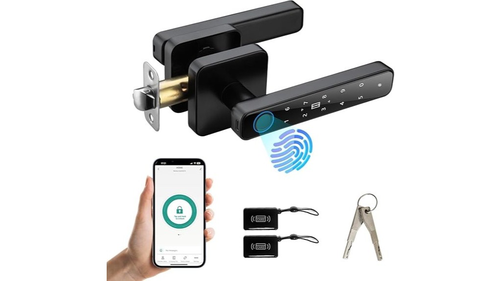 automated keyless biometric door access