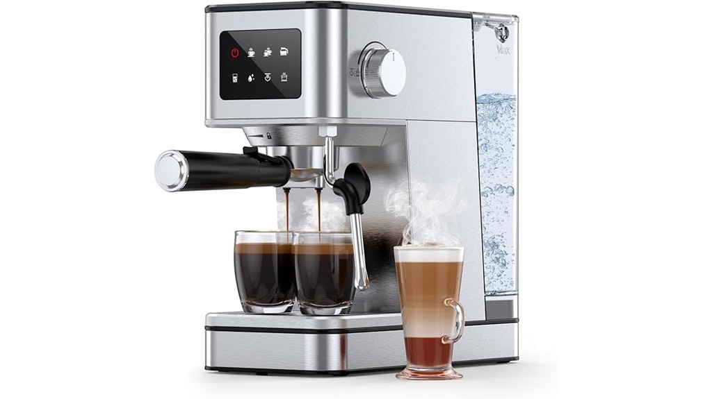 automated milk frothing espresso machine