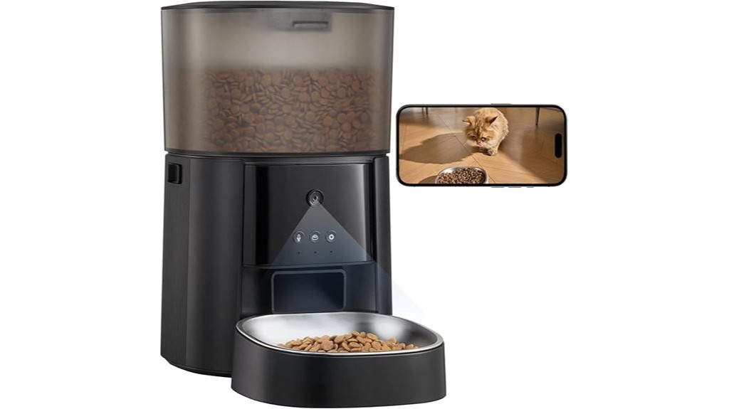 automated pet feeding with monitoring