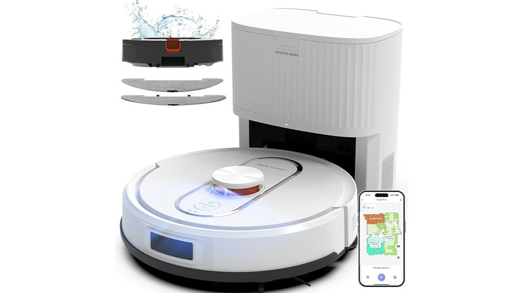 automated vacuum and mop cleaner