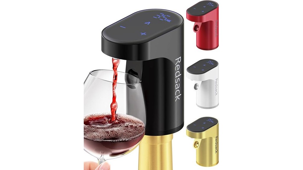 automated wine serving and aeration