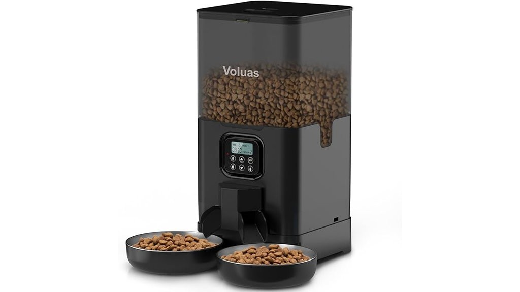 automatic cat feeder for two