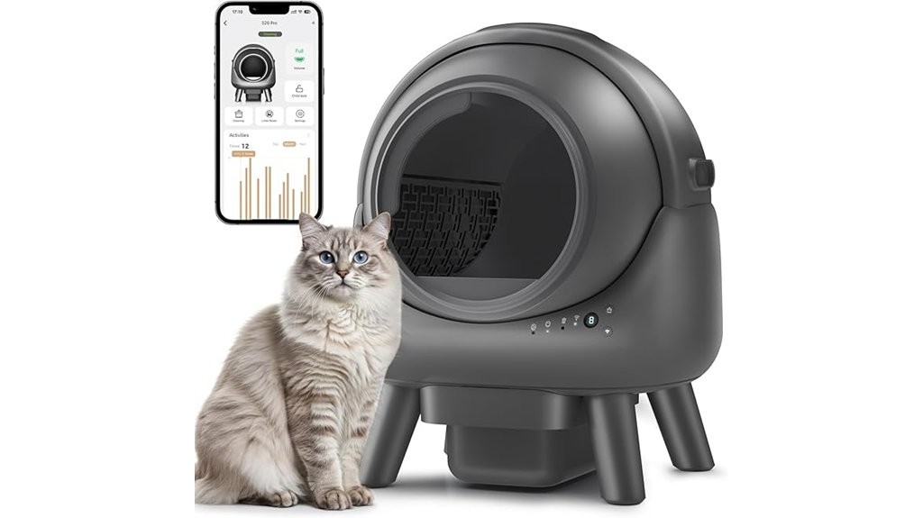 automatic multi cat litter box cleaning