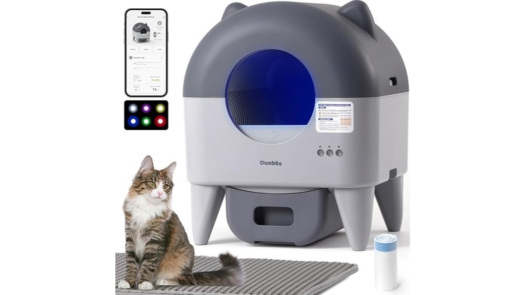 automatic multi cat self cleaning litter box