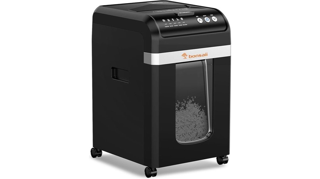 automatic sheet fed paper shredder
