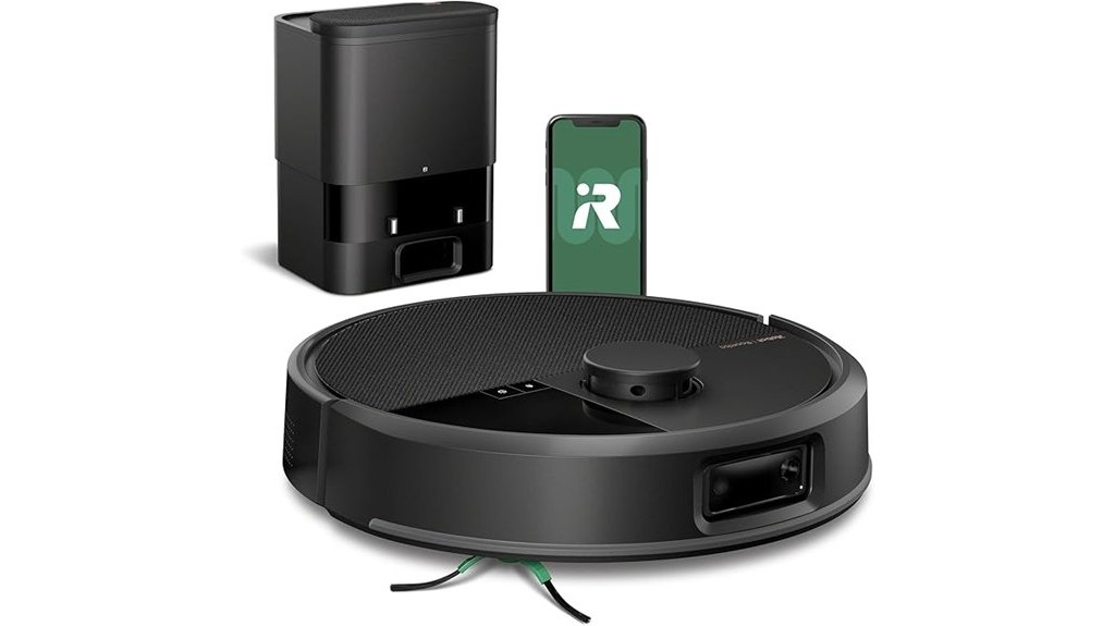 autonomous robot vacuum with self emptying dock