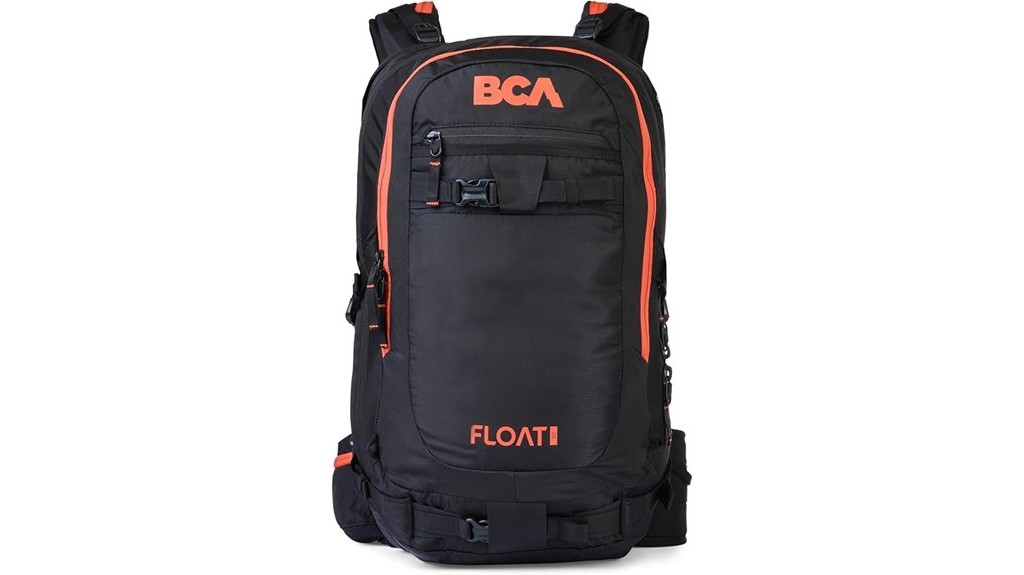 avalanche ready backpack with inflation device