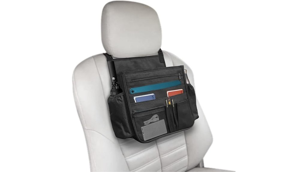 backseat storage laptop compartment
