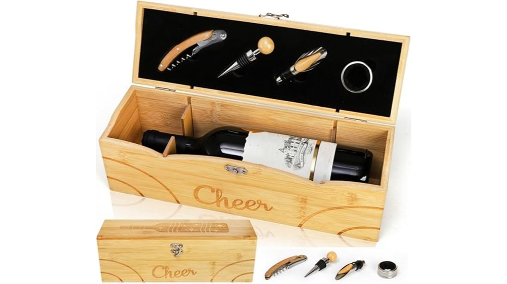 bamboo wine gift box