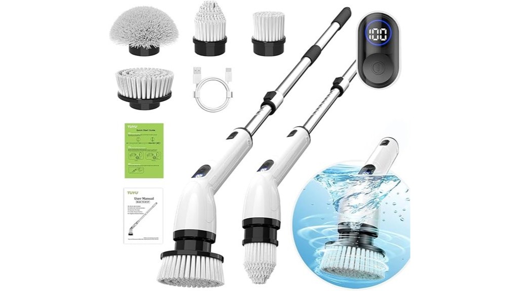 bathroom kitchen spin scrubbing electric