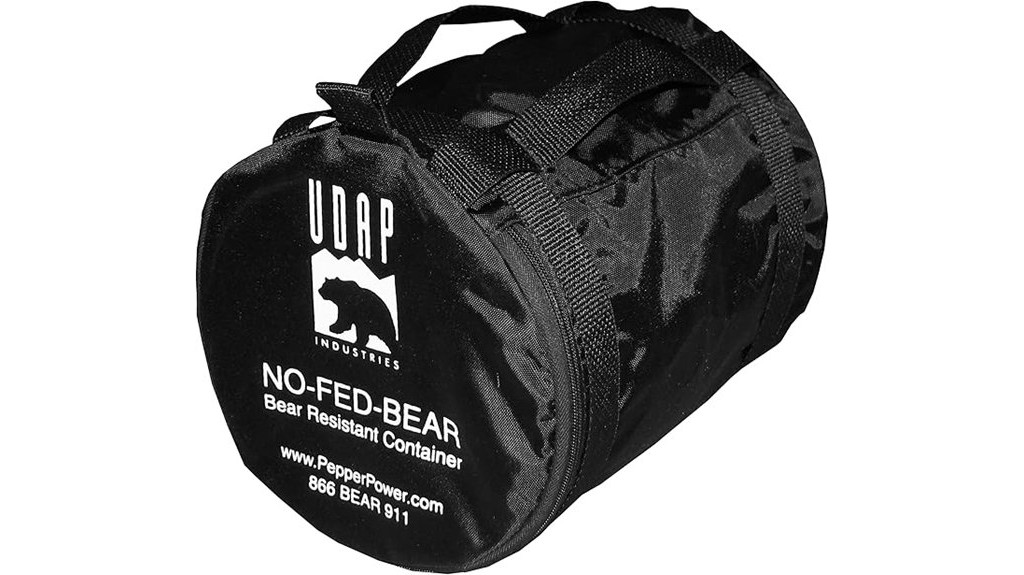 bear resistant canister carrying case