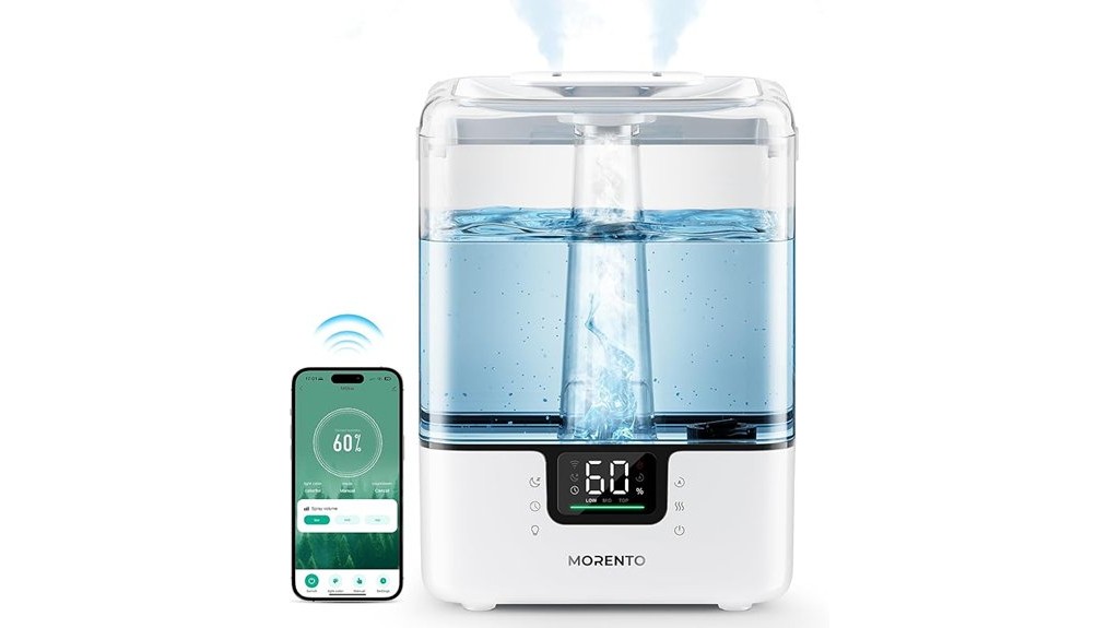 bedroom smart humidifier with diffuser
