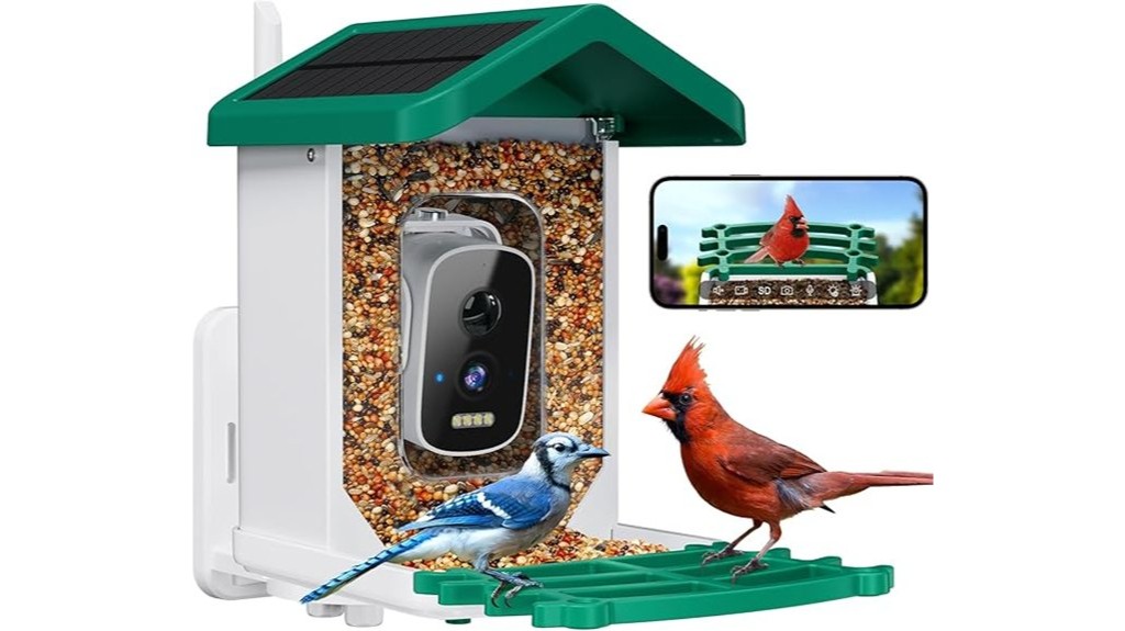 bird feeder with ai identification