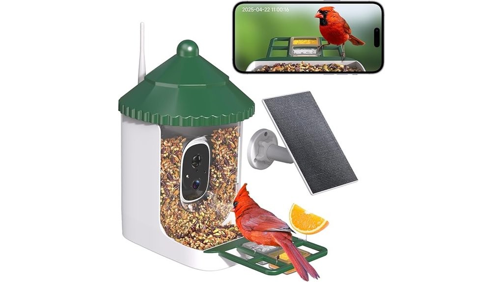 bird feeder with intelligent camera