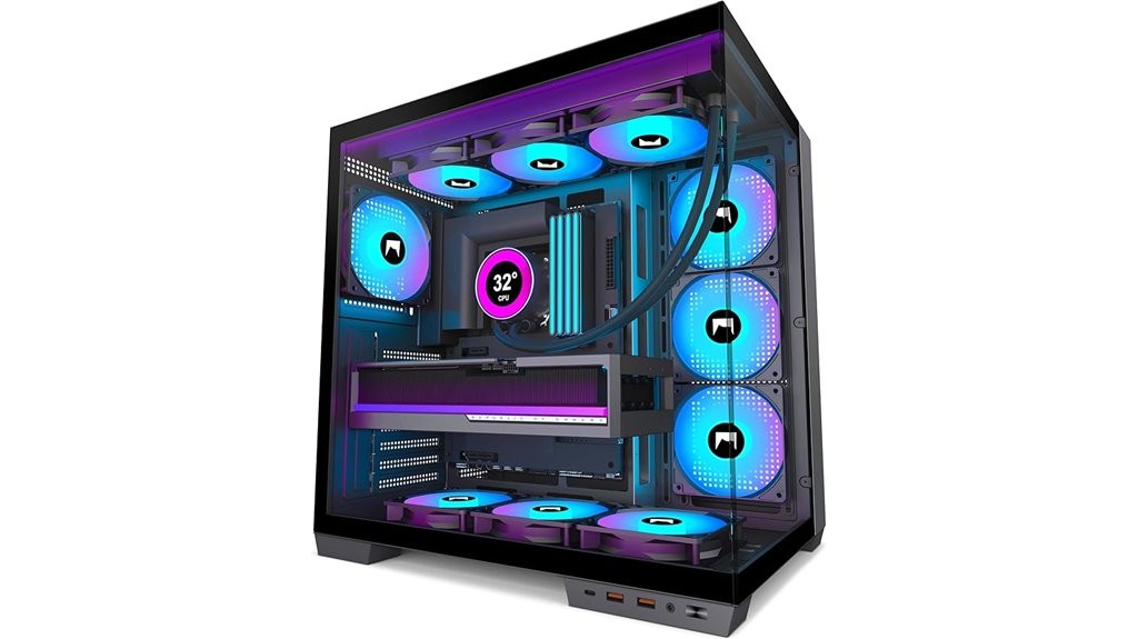 black pc case h1 model