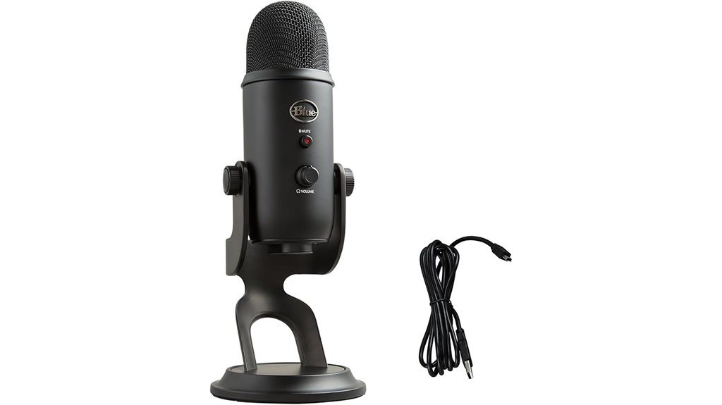 blackout usb microphone for creators