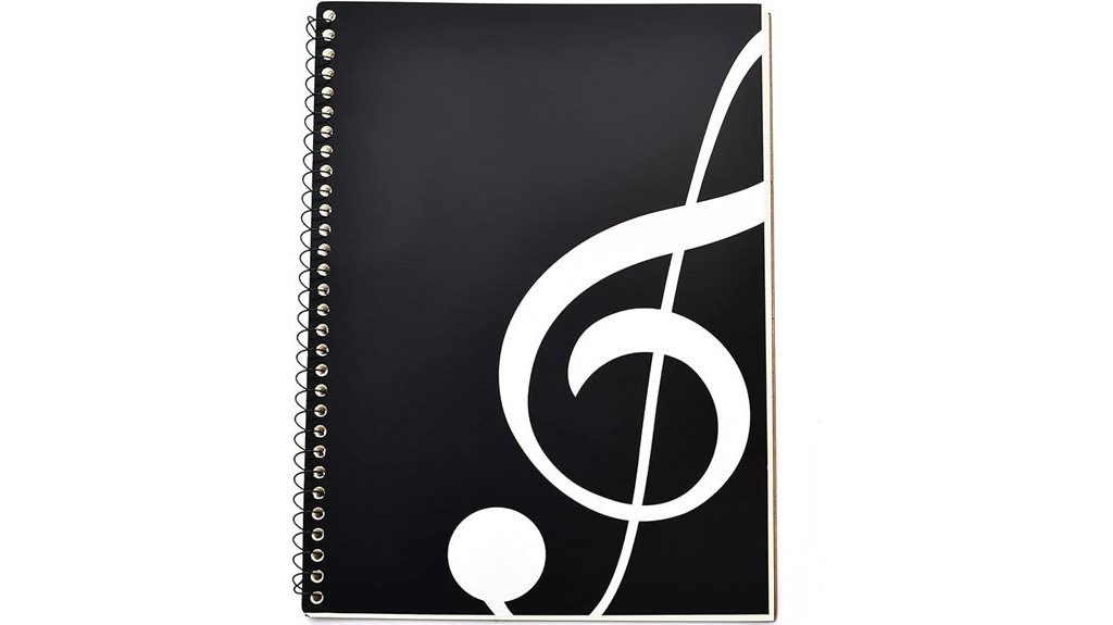 blank music composition manuscript notebook
