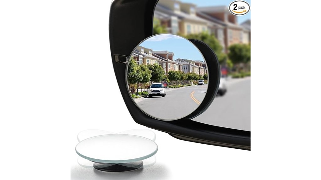 blind spot detection mirror set