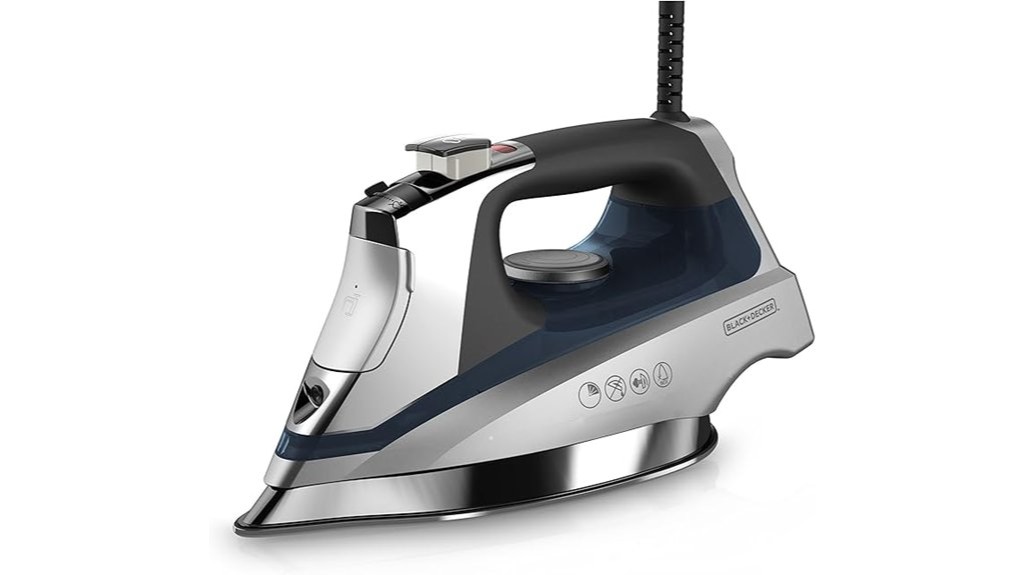 blue cordless electric iron