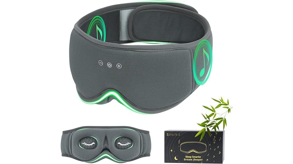 bluetooth wireless bamboo cotton sleep mask