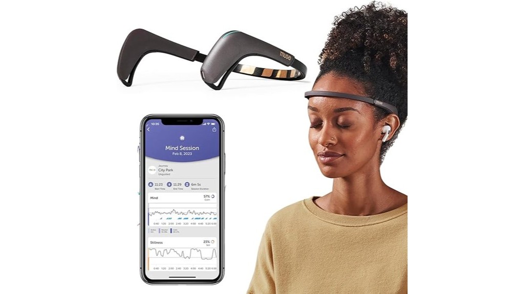brain sensing headband device