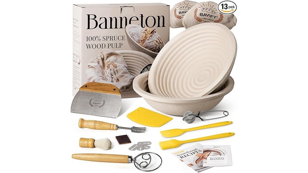 bread proofing basket set