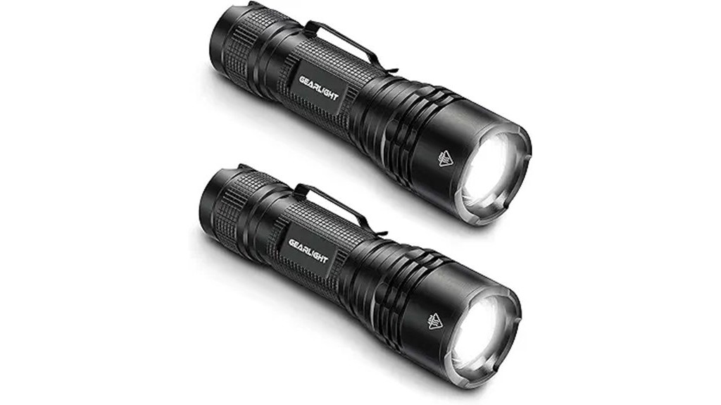 bright portable tactical led flashlights