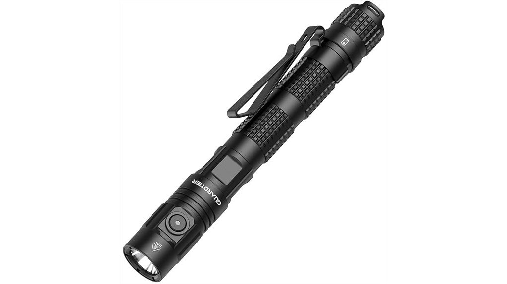 bright rechargeable compact edc flashlight