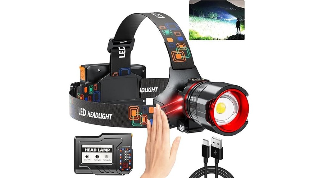 bright rechargeable versatile headlamp