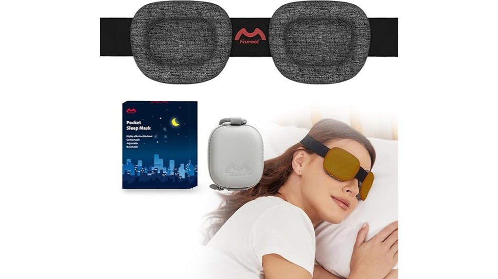 brown sleep mask
