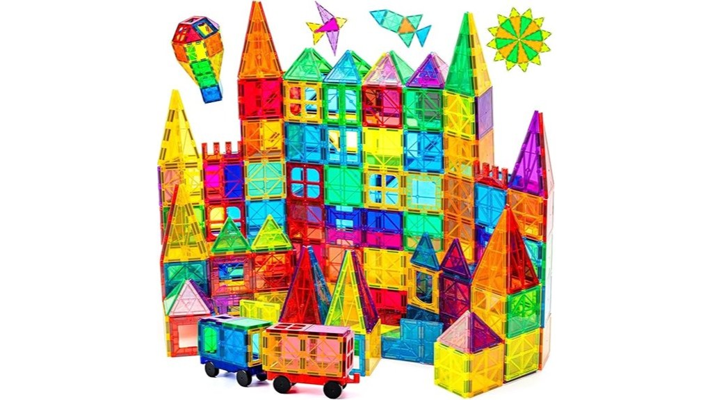 building blocks magnetic tile set