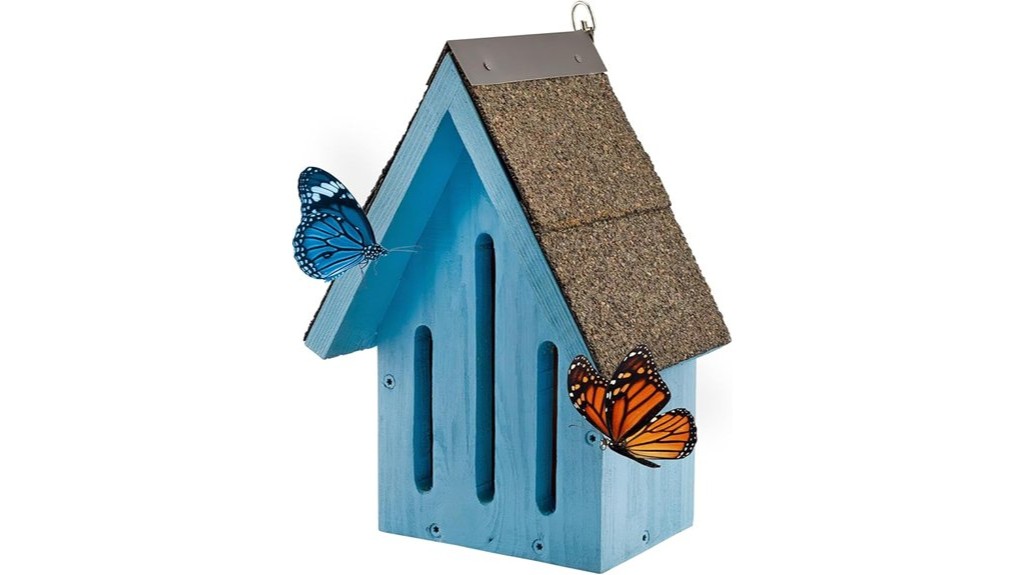 butterfly house made of wood