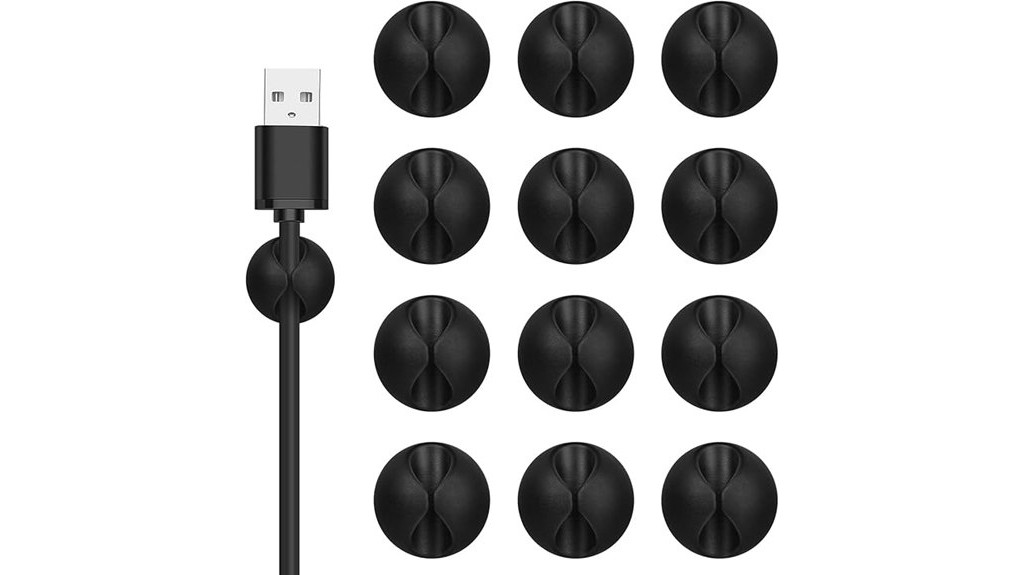cable clips organize cords