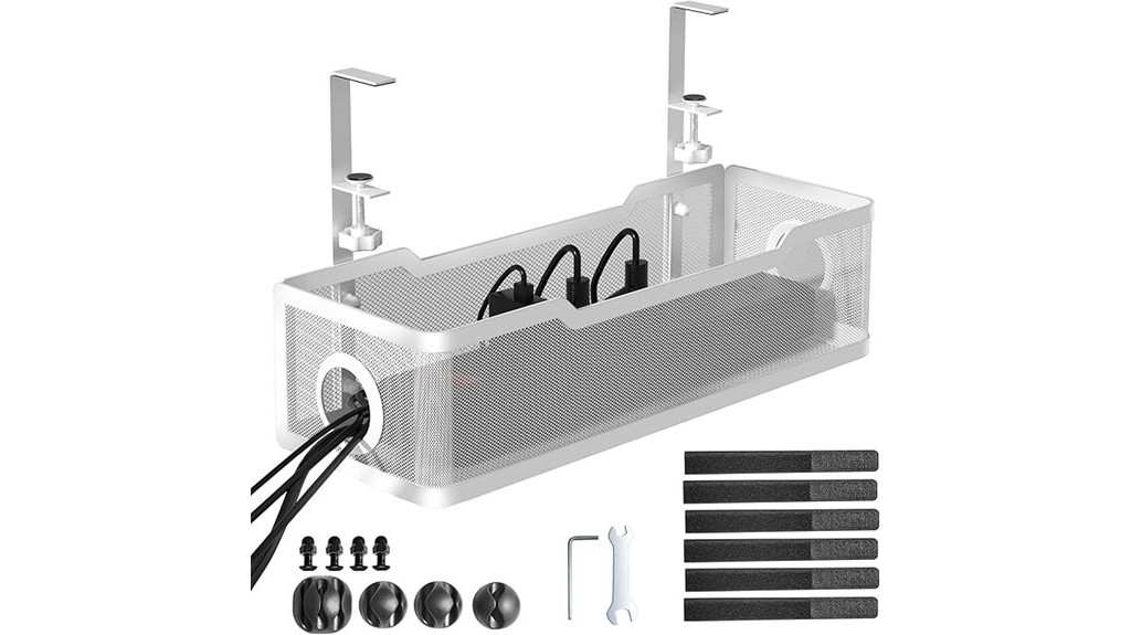 cable management tray no drill organizers