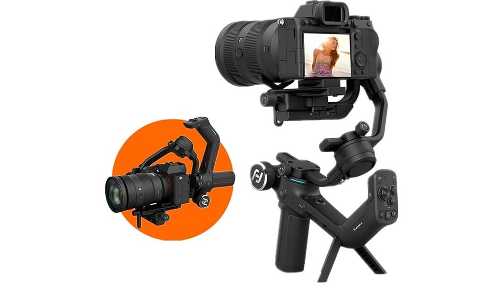 camera stabilizer gimbal feiyutech scorp c