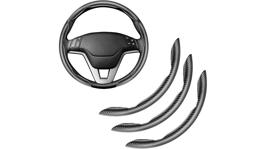 carbon fiber steering wheel cover