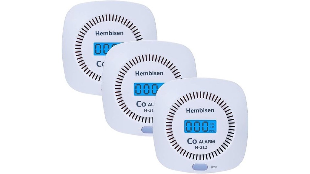 carbon monoxide detectors pack