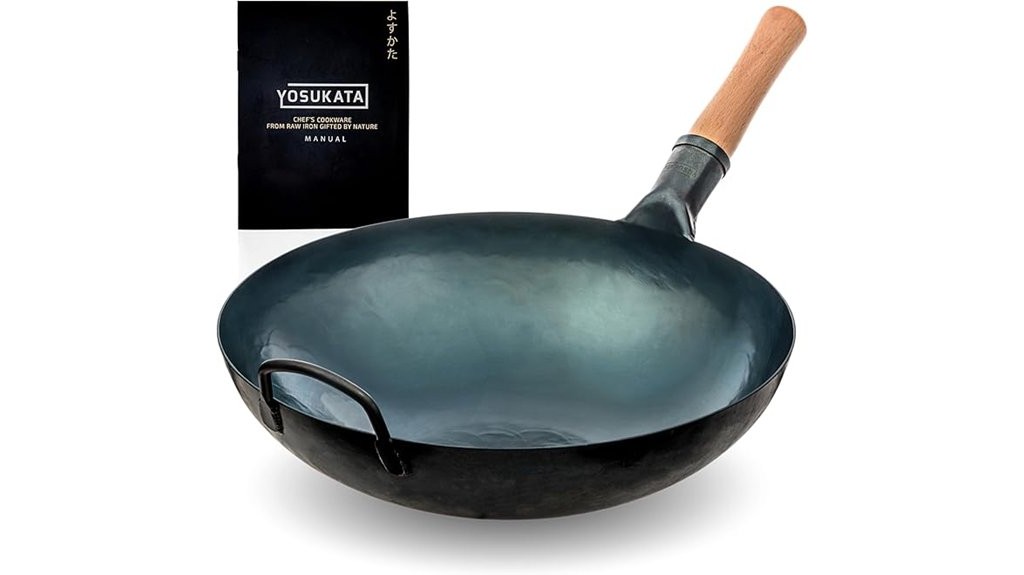 carbon steel wok pan