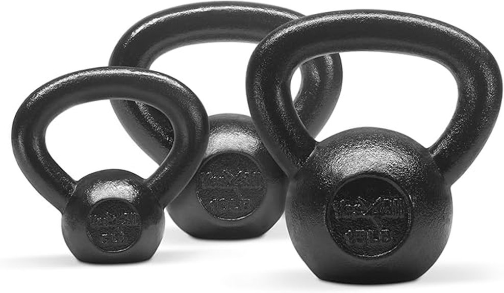 cast iron kettlebell sets